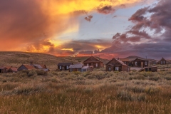 Bodie Fiery Sunset
