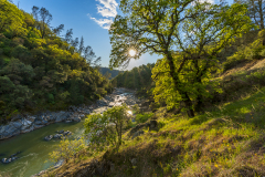 Sun Setting on the Yuba
